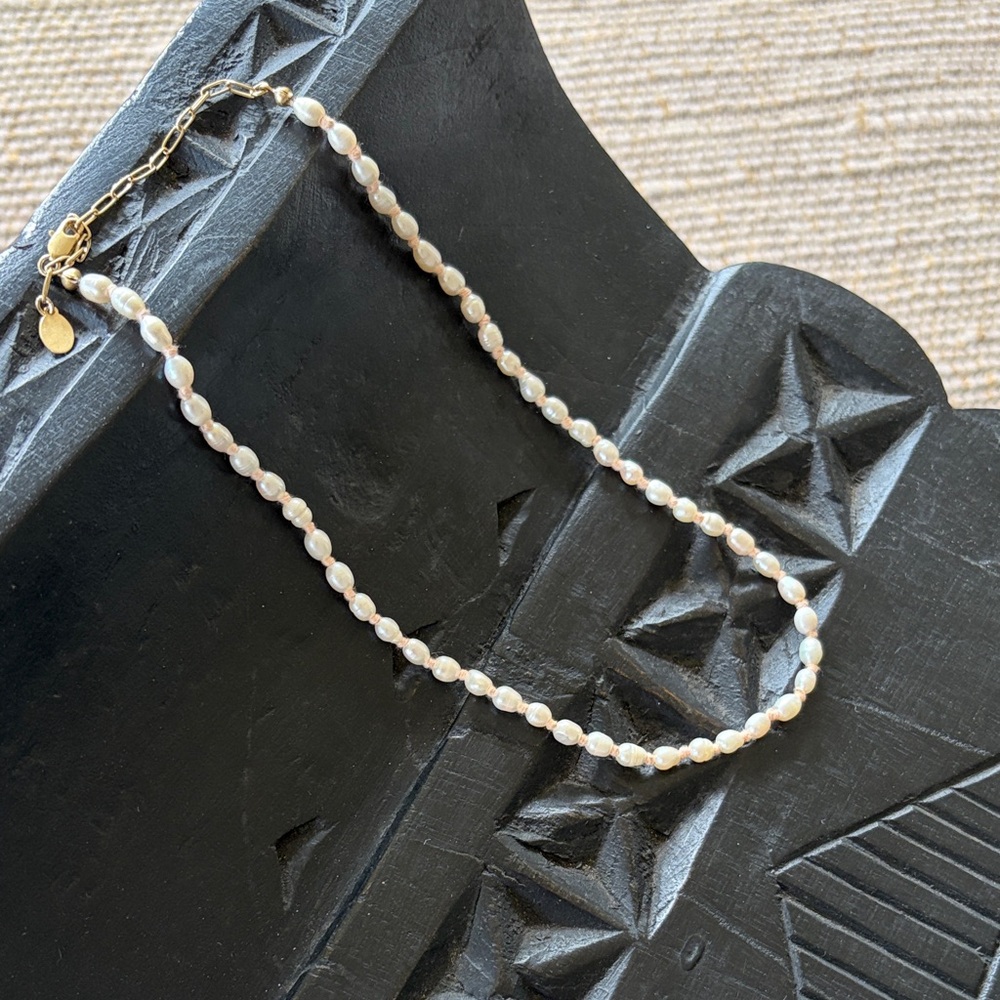 Clare V. Pearl Necklace